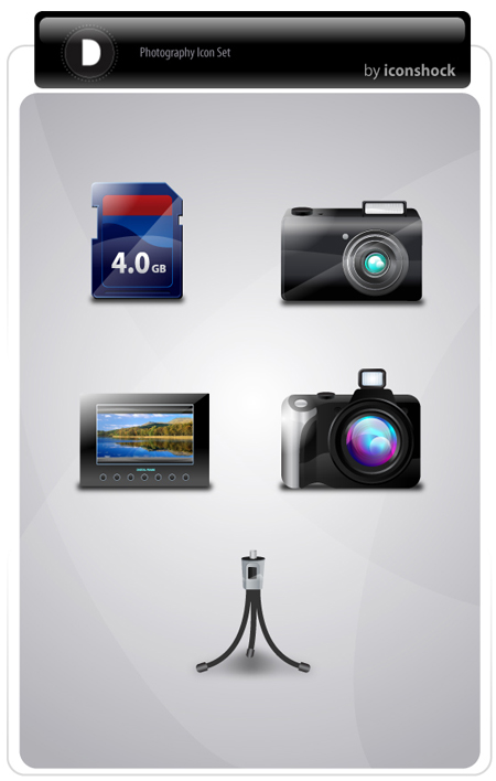 Free photography icons set