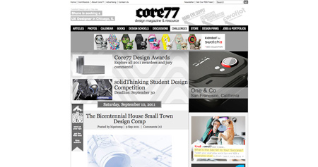 Core77 / industrial design magazine + resource / home