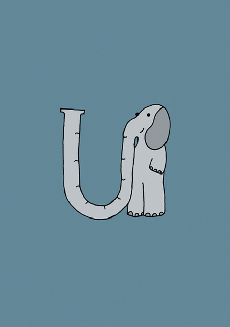 Elefont: the elefant alphabet