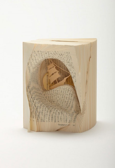 Classic works of literature turned into beautiful book sculptures