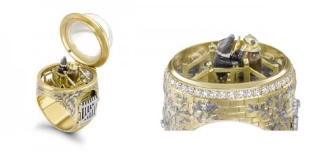 Gorgeous rings with secret compartments