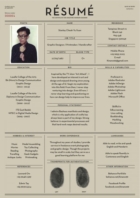 15 beautiful resume designs for your inspiration