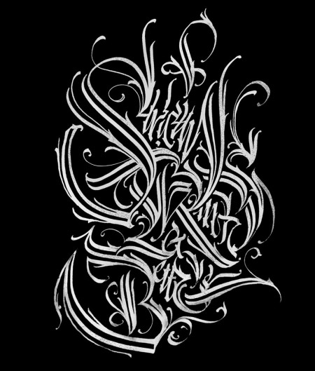 The incredible modern calligraphic work by Pokras Lampas