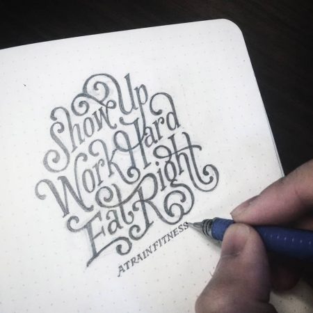 The handmade lettering of Dan Lee