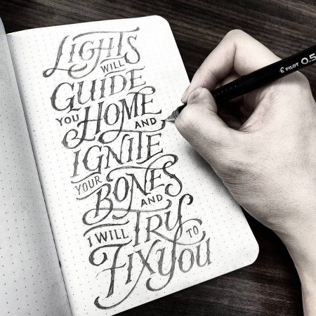 The handmade lettering of Dan Lee