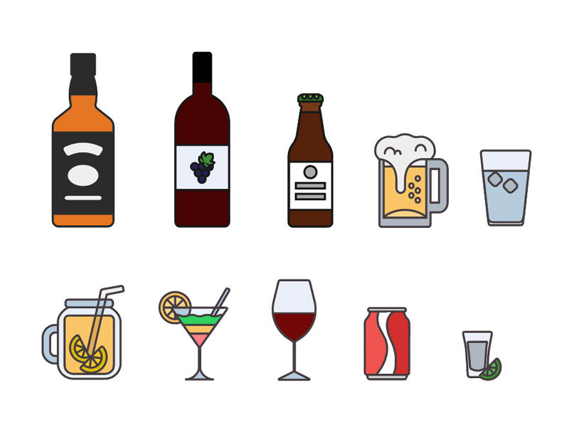 Exclusive: Free Drinks Icons